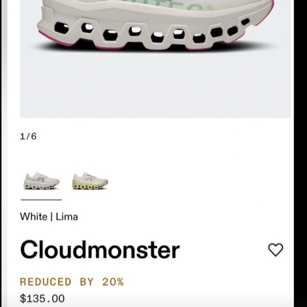 On Running White Sneakers with Mint and Pink Accents - Picture 6 of 6